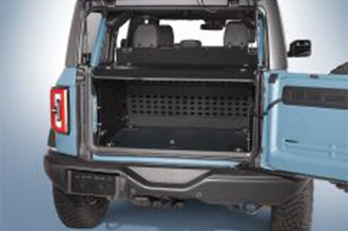Discover Ford Bronco Accessories in PR, Cargo Area Enclosure - Fixed Lid, 4-Door